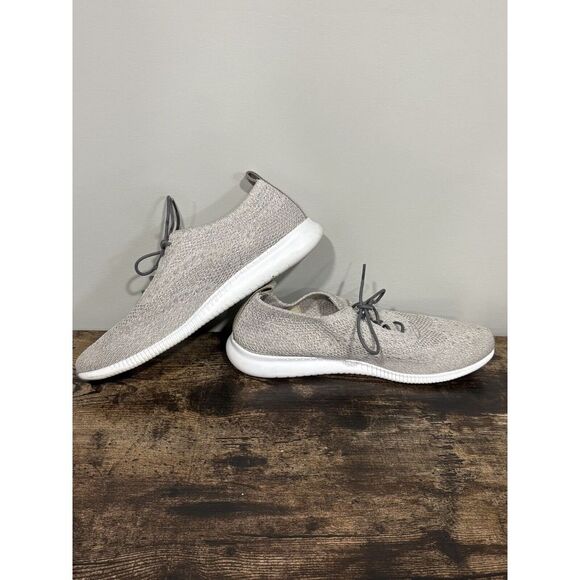 COLE HAAN ZERO GRAND Women's Stitch Lite Shoes‎ Size 10 Gray Lace Up Knit - Picture 7 of 9